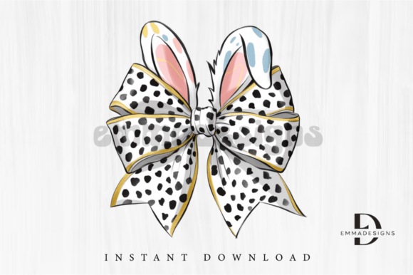Download Easter Bunny Coquette Bow PNG, Easter - Premium Bundle